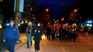 Мълчаливо шествие блокира Благоевград
