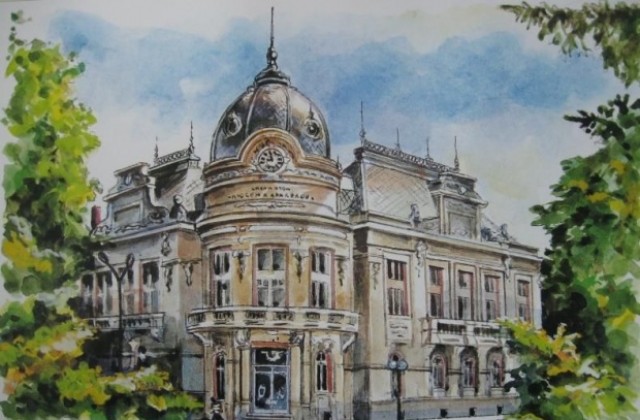 Изложба на архитектурни проекти в библиотеката