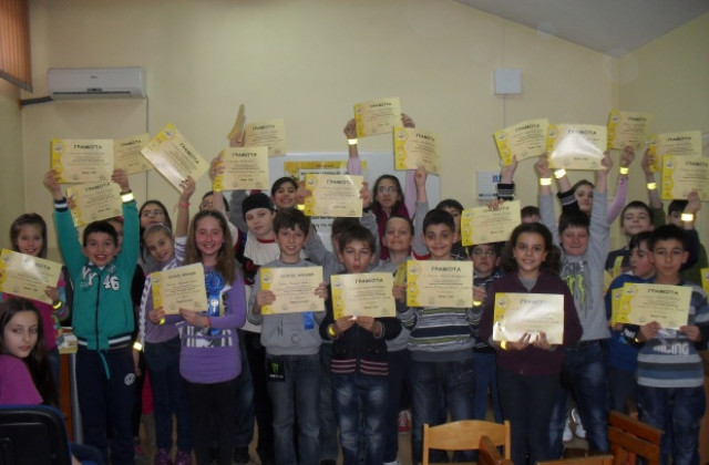 НУХристо Ботев излъчи участници за републиканското Spelling Bee