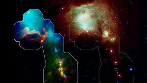 НАСА публикува уникални снимки на наймладите звезди