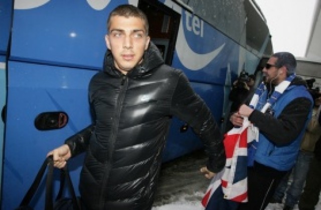 Данчо Милиев слага ботуш на контузения си глезен