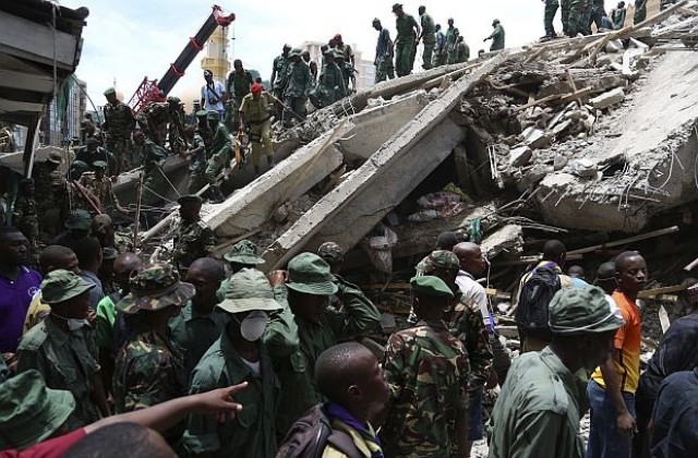 Най-малко 20 души загинаха след срутване на сграда в Танзания