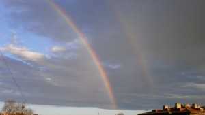 Двойна дъга се появи над Русе