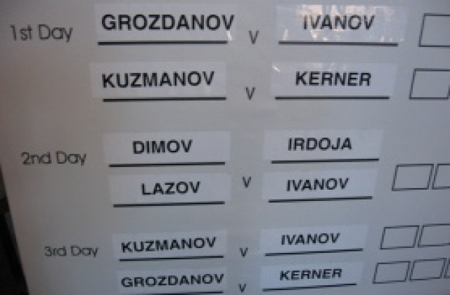 СНИМКИ: Грозданов и Иванов откриват двубоя за Купа „Дейвис”