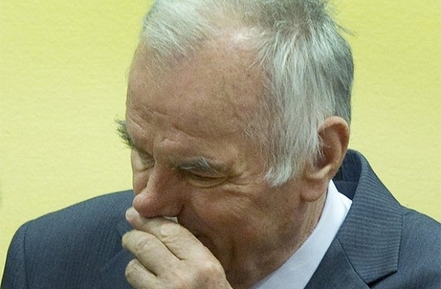 Младич отстранен от съдебната зала в Хага