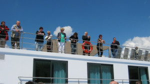 С оркестър посрещнаха туристи на русенското пристанище