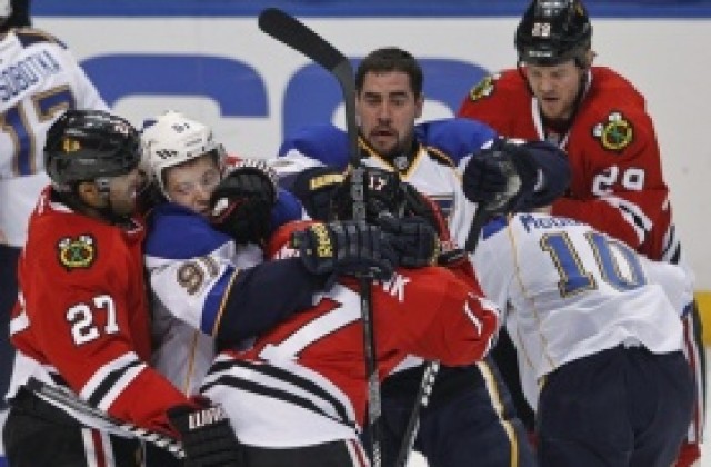 Чикаго подхлъзна Сейнт Луис в битката за плейофите