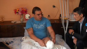 Атака помага на младеж останал без крак след трудова злополука