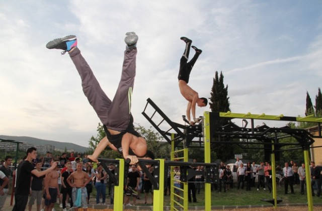 Стара Загора с първата в страната българска площадка за стрийт фитнес