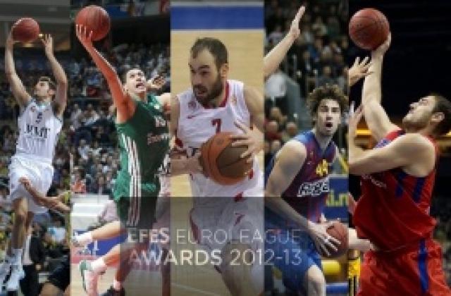 Избраха Идеалната петица на Евролигата