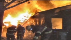 Пожар избухна на Руския пазар в Стара Загора