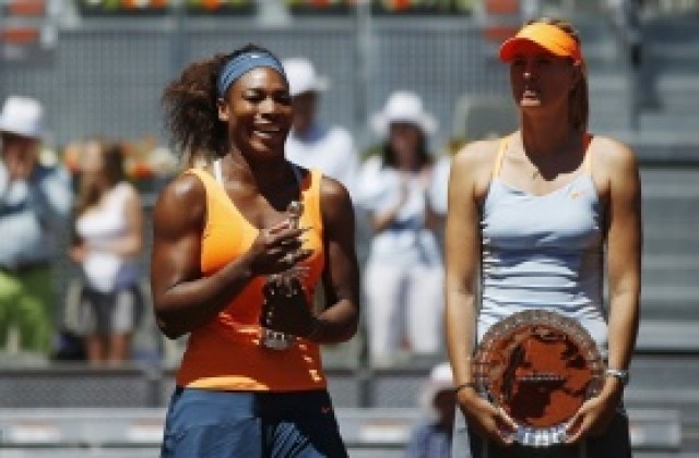 Нищо ново: Серена разби Шарапова в Мадрид и остана №1 в света