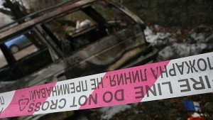 Автомобил горя в село Кирилово
