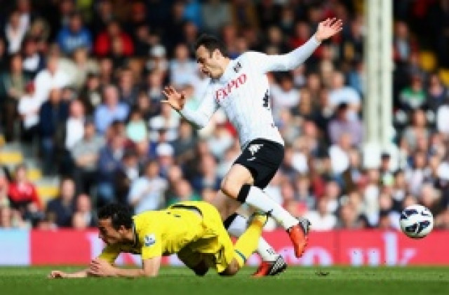 ВИДЕО: Уникално воле на Бербо бе обявено за гол на сезона за Фулъм