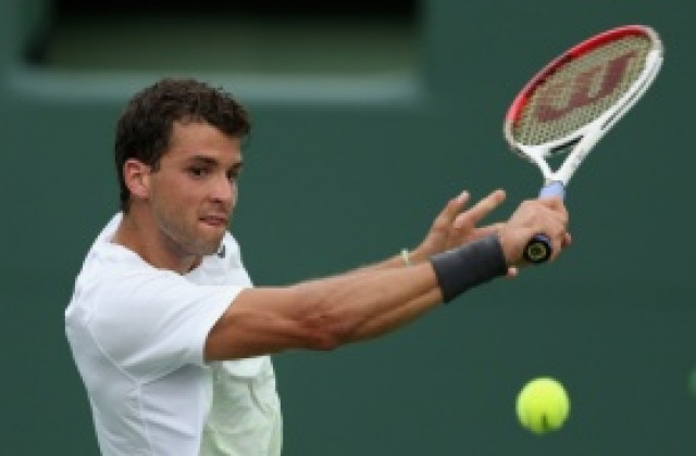 СНИМКА: Григор тренира с Анди Мъри