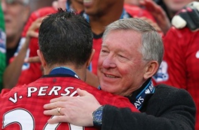 Ван Перси: За миг престанах да дишам, когато сър Алекс обяви оттеглянето си