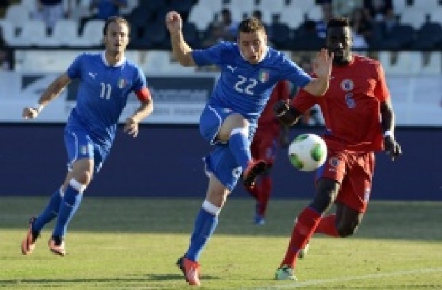 ВИДЕО: Италия се провали в генералната репетиция срещу Хаити