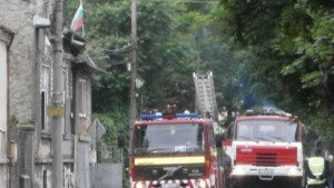 Мълния подпали селскостопанска постройка