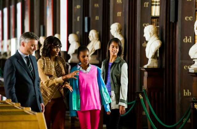 Мишел Обама проучва ирландските корени на семейството