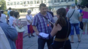 Шумен протест снощи в Габрово