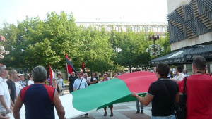 Митингуващи Няма да допуснем да напълнят Благоевград с джамии