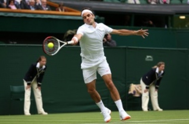 Федерер стартира на Уимбълдън с изразителна победа