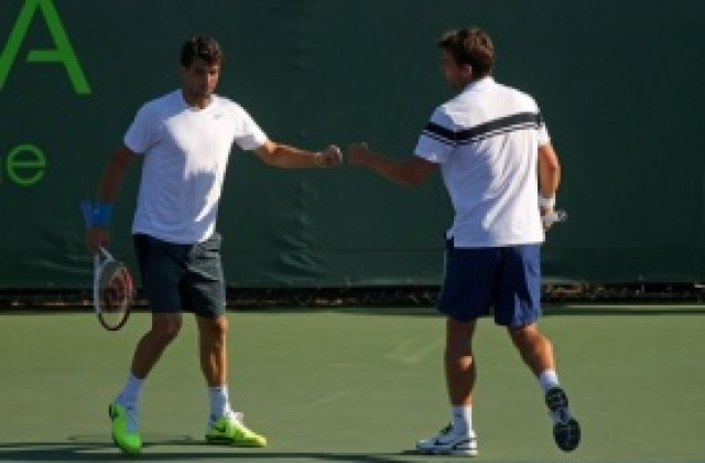 Гришо продължава напред и на двойки след само 33 минути игра