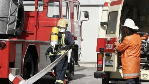 Пожар горя на пристанище Варна Запад