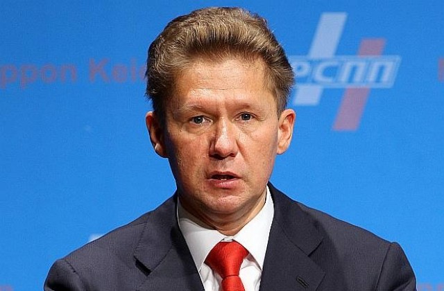 Шефът на Газпром Алексей Милер на посещение у нас