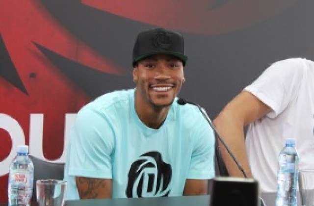 СНИМКИ: Дерик Роуз за Гонг в Белград: Единствената ми цел е шампионската титла