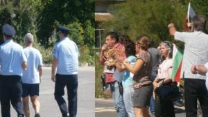 Опит за побой над протестиращ по време на блокадата на