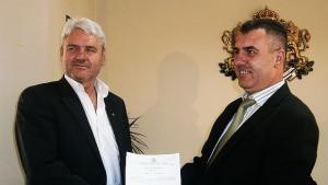 Муса Палев връчи заповед на Капитанов