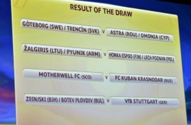 Кошмар за Ботев – нацели Щутгарт, при чудо Берое ще има лек съперник