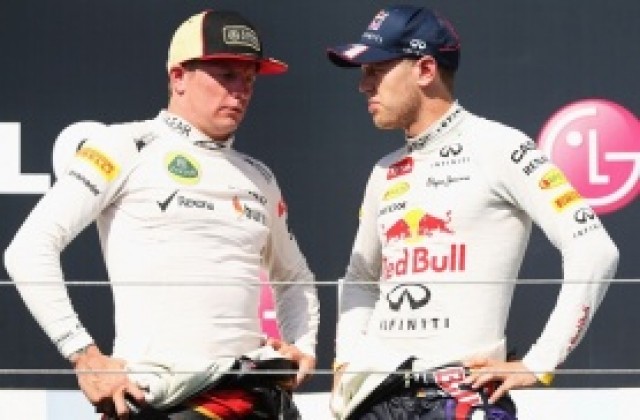 Фетел прости на Райконен за засичането в Унгария