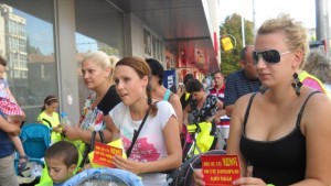 Достъпни тротоари за пешеходците поискаха на протестно шествие