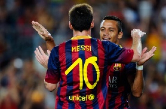 ВИДЕО: Барселона попиля Сантос при представянето на Неймар