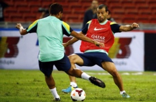 Масчерано си тръгва „на минутата“, ако Барса не го иска