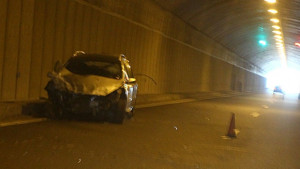 Тежка катастрофа временно затвори тунел на магистрала Люлин