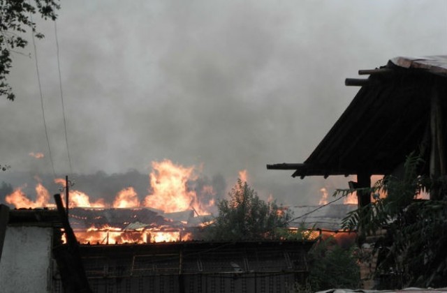 Потоп удави Оряхово, мълнии подпалиха села в Кюстендилско