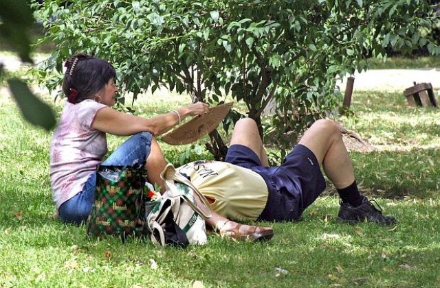 Горещо, с температури до 35 градуса