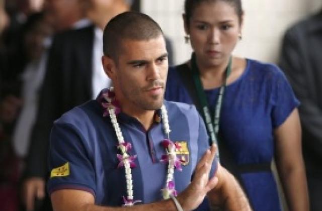 Журналист пита Валдес дали ще остане на „Камп Ноу“, той се сопна