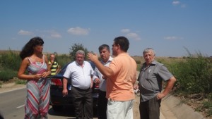 Областният управител извърши оглед на участък от пътя Новград Джулюница