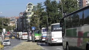 Превозвачи в Благоевград протестират четвърти ден