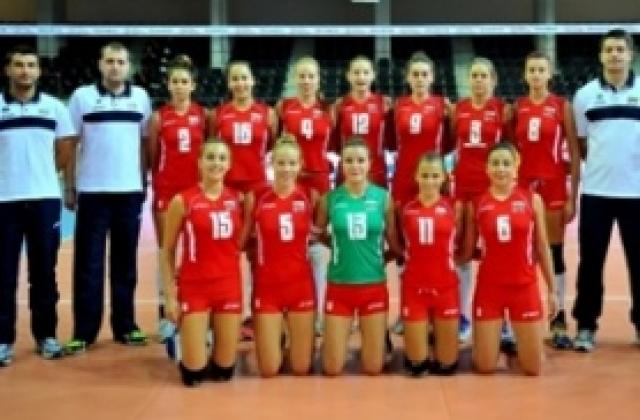 Волейболните националки при девойките четвърти на Балканите
