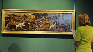 Гауденц Руф с отличие за развитието на българското изкуство