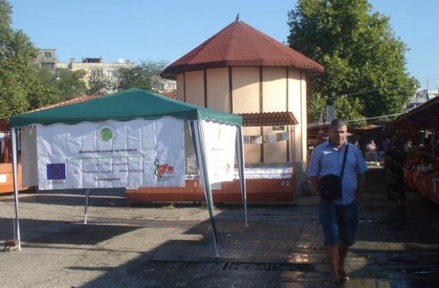 Информационен фермерски пазар на тържището в Димитровград
