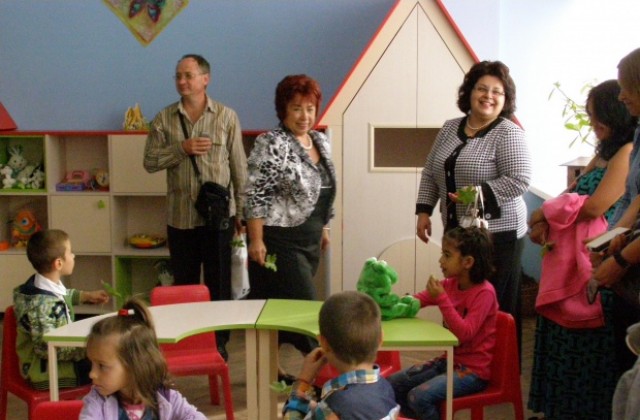 Нова класна стая за подготвителната група на горнооряховско училище