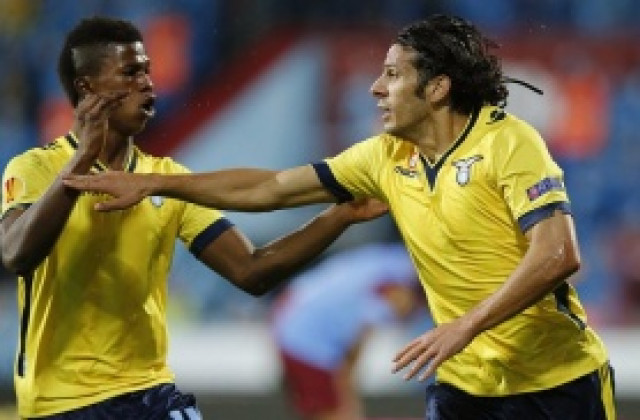 ВИДЕО: Лацио стигна до равен в голово шоу с Трабзонспор