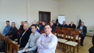 Служители по сигурността на среща в Гълъбово