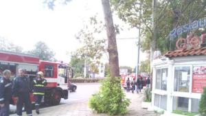 Пожар горя в ресторант срещу пощата